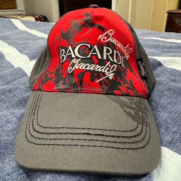 Bacardi Red and Gray Cap - Picture 3 of 9